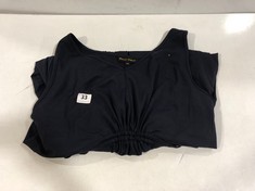 FRANK USHER JERSEY DRESS WITH TIE DETAIL TO WAIST NAVY SIZE L/XL