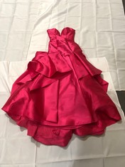 TIFFANY 46147 CHRISTINA PROM/WEDDING DRESS CERISE SIZE 4 RRP- £344