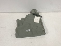 FITZ & FRO 100% LINEN ZIP-UP OVERSHIRT LICHEN GREEN SIZE LG RRP- £120