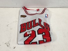 MICHAEL JORDAN CHICAGO BULLS JERSEY WHITE/RED SIZE XXL RRP- £240