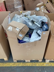 PALLET OF ASSORTED CAR PARTS TO INCLUDE DELPHI AIR CONDITIONING EVAPORATOR TSP0525037 - RRP £103 (KERBSIDE PALLET DELIVERY)