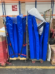 2 X CAGES OF ASSORTED BED ITEMS TO INCLUDE SILENTNIGHT WITH SAFE NIGHTS BREATHABLE ANTI-ALERGY PILLOW (CAGES NOT INCLUDED) (KERBSIDE PALLET DELIVERY)