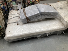 PALLET OF ASSORTED HOUSEHOLD TO INCLUDE DOUBLE MATTRESS APPROX 150 X 190 CM KING (KERBSIDE PALLET DELIVERY)