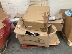 PALLET OF ASSORTED ITEMS TO INCLUDE SMEG UNIVERSAL PLAQUE IN WHITE (KERBSIDE PALLET DELIVERY)