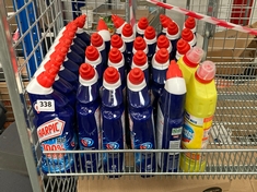 APPROX 30 X HARPIC ORIGINAL LIMESCALE REMOVER 750ML TO INCLUDE 2 X DOMESTOS CITRUS FRESH THICK BLEACH 750ML (COLLECTION ONLY) (18+)