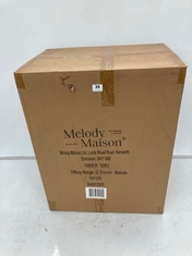 MELODY MAISON TIFFANY RANGE 3 DRAWER BEDSIDE TABLE TIF125