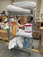 CAGE OF ASSORTED ITEMS TO INCLUDE PROJOINT TITAN ULTIMATE EPOXY PAVING GROUT - 22.5KG ( CAGE NOT INCLUDED ) (KERBSIDE PALLET DELIVERY)