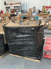 PALLET OF ASSORTED ITEMS TO INCLUDE NIGMA WALL MOUNTED LION HEAD WATER FOUNTAIN (KERBSIDE PALLET DELIVERY)