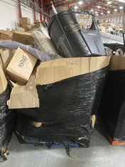 PALLET OF ASSORTED ITEMS TO INCLUDE ECOMAX WARD COMPOST BIN BLACK (KERBSIDE PALLET DELIVERY)