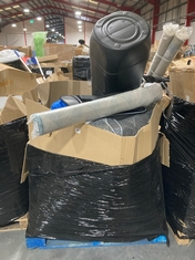 PALLET OF ASSORTED ITEMS TO INCLUDE WARD GARDEN 100L SLIMLINE WATER BUTT SET (KERBSIDE PALLET DELIVERY)