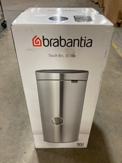 BRABANTIA 30L TOUCH BIN - MATT STEEL