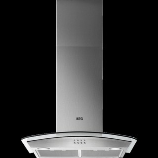 AEG CURVED GLASS CHIMNEY COOKER HOOD DTB3653M (942 022 520) RRP £239