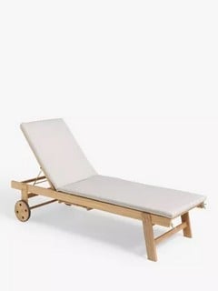 JOHN LEWIS ANYDAY WOOD SUNLOUNGER 1900X660X990MM (003330090) RRP £279