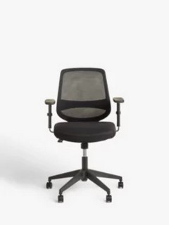 JOHN LEWIS ANYDAY DORSAL OFFICE CHAIR BLACK (003323352) RRP £149