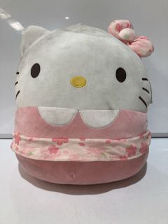 A QTY OF ASSORTED PILLOWS INCLUDING ORIGINAL SQUISHMALLOWS HELLO KITTY PILLOW