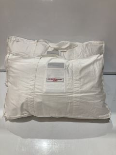 2 X THE WHITE COMPANY MUSCOVY DOWN SURROUND PILLOW - SUPERKING - TOTAL RRP £170