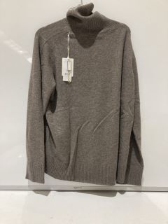 A QTY OF THE WHITE COMPANY CLOTHES TO INCLUDE BUTTON PLACKET JUMPER WITH ALPACA EXTRA LARGE PORCELAIN TOTAL RRP £417