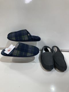 A QTY OF THE WHITE COMPANY ITEMS TO INCLUDE MENS SUEDE MOCCASAIN 9 DARK GREY TOTAL RRP £118