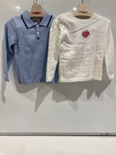 A QTY OF THE WHITE COMPANY ITEMS TO INCLUDE TODDLER CABLE JUMPER 3-4YR PEBBLE TOTAL RRP £164