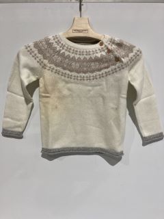 A QTY OF THE WHITE COMPANY ITEMS TO INCLUDE HAND EMBROIDERED FLOWER CARDIGAN 9-12MTH RED TOTAL RRP £162