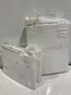 A QTY OF THE WHITE COMPANY ITEMS TO INCLUDE CRANLEIGH OXFORD PILLOWCASE WHITE STANDARD TOTAL RRP £356