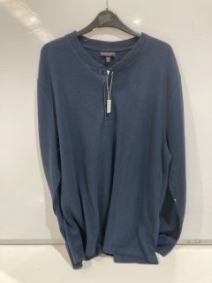 QTY OF THE WHITE COMPANY ITEMS TO INCLUDE MEN'S WAFFLE HENLEY TOP - NAVY - XL - TOTAL RRP £129