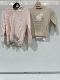 A QTY OF THE WHITE COMPANY ITEMS TO INCLUDE ORGANIC ELEPHANT JUMPER 9-12MTH OATMEAL TOTAL RRP £156