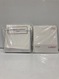 A QTY OF THE WHITE COMPANY ITEMS TO INCLUDE 800-THREAD COUNT SUPIMA COTTON FITTED SHEET - KING - TOTAL RRP £250