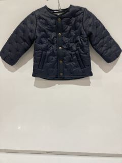 A QTY OF THE WHITE COMPANY ITEMS TO INCLUDE RECYCLED STAR QUILTED JACKET 9-12MTH BLUE TOTAL RRP £138