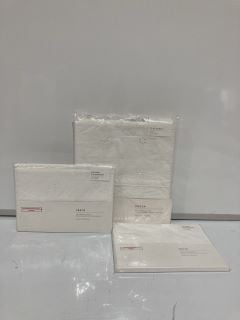 A QTY OF THE WHITE COMPANY ITEMS TO INCLUDE FREYA FLAT SHEET WHITE KING TOTAL RRP £205