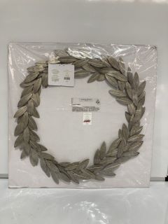 1 X THE WHITE COMPANY ULTIMATE METAL WREATH SILVER TOTAL RRP £65