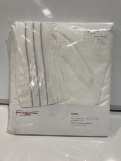 A QTY OF THE WHITE COMPANY ITEMS TO INCLUDE RIBBED COTTON PLACEMAT WHITE TOTAL RRP £96