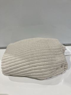 1 X THE WHITE COMPANY CROFTON THROW STONE TOTAL RRP £160