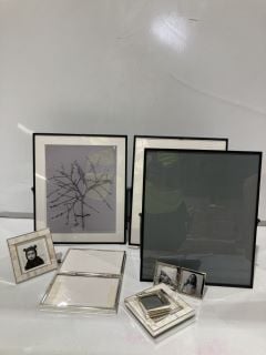 A QTY OF THE WHITE COMPANY ITEMS TO INCLUDE FINE BLACK EASEL FRAME BLACK STEEL TOTAL RRP £209