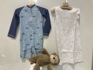 A QTY OF THE WHITE COMPANY ITEMS TO INCLUDE SLEEPY LILO LAMB - WHITE/GREY - ALL AGES - TOTAL RRP £299