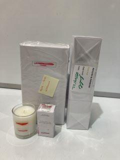 A QTY OF THE WHITE COMPANY ITEMS TO INCLUDE SEYCHELLES VOTIVE CANDLE - TOTAL RRP £180