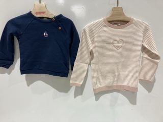 A QTY OF THE WHITE COMPANY ITEMS TO INCLUDE STRAWBERRY POPPER DOWN SHORTIE - BLUE - 9-12 MONTHS - TOTAL RRP £316