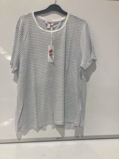 A QTY OF THE WHITE COMPANY ITEMS TO INCLUDE JERSEY CURVED HEM TOP - STRIPE - 18 - TOTAL RRP £379