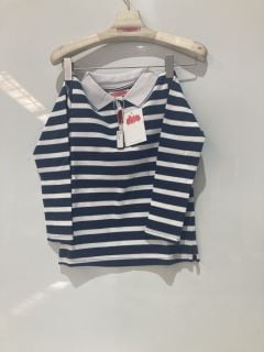 A QTY OF THE WHITE COMPANY ITEMS TO INCLUDE BRETON RUGBY SHIRT 3-4YR NAVY/WHITE TOTAL RRP £140