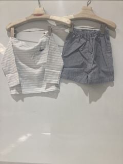 A QTY OF THE WHITE COMPANY ITEMS TO INCLUDE BLOUSE AND CORD TROUSER SET 9-12MTH MULTI TOTAL RRP £166