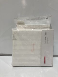 A QTY OF THE WHITE COMPANY ITEMS TO INCLUDE CAMBRIDGE FLAT SHEET PAIR WHITE FULL TOTAL RRP £535