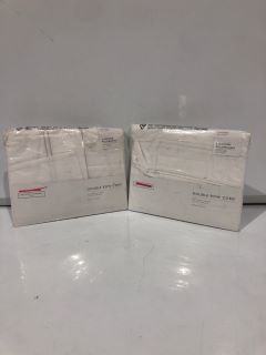 A QTY OF THE WHITE COMPANY ITEMS TO INCLUDE DRC FITTED SHEET PAIR WHITE SUPERKING TOTAL RRP £249