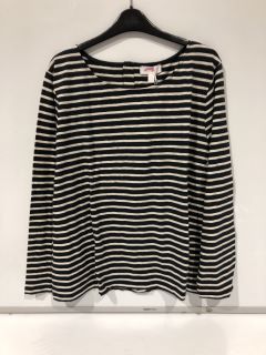 A QTY OF THE WHITE COMPANY ITEMS TO INCLUDE COTTON STRIPE BUTTON BACK TOP TOTAL RRP £374