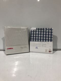 A QTY OF THE WHITE COMPANY ITEMS TO INCLUDE KINGSTON FLAT SHEET KING SOFT GREY TOTAL RRP £220