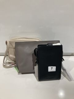 QTY OF THE WHITE COMPANY ITEMS TO INCLUDE KNOT DETAIL LEATHER PHONE POUCH - ONE SIZE - BLACK - TOTAL RRP £255