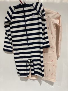 A QTY OF THE WHITE COMPANY ITEMS TO INCLUDE SHORT DUNGAREE AND TSHIRT SET 3-4YR PINK TOTAL RRP £202