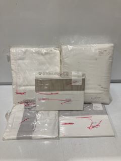 A QTY OF THE WHITE COMPANY ITEMS TO INCLUDE HARRISON SUPER KING DUVET COVER TOTAL RRP £293