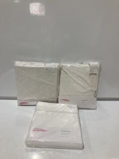 A QTY OF THE WHITE COMPANY ITEMS TO INCLUDE ROSALIE KING FLAT BED SHEET TOTAL RRP £345