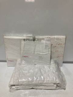 A QTY OF THE WHITE COMPANY ITEMS TO INCLUDE ARLES STANDARD OXFORD PILLOWCASE TOTAL RRP £310