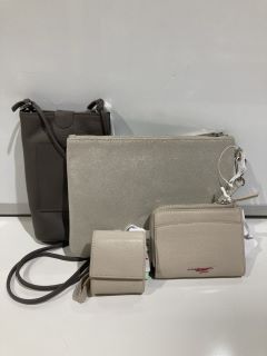 QTY OF THE WHITE COMPANY ITEMS TO INCLUDE LEATHER PURSE - ONE SIZE - STONE - TOTAL RRP £179